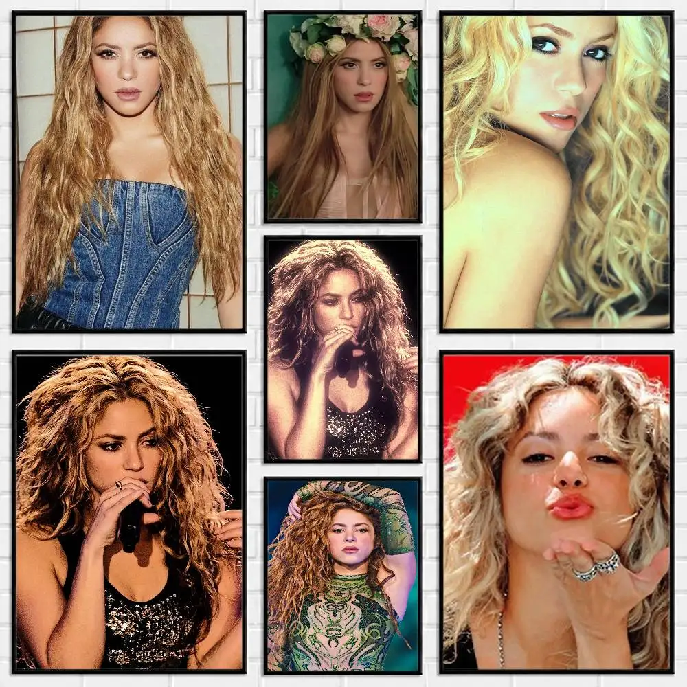Popular S-Shakira-A Poster Versatile HD Waterproof Wall Art Self-Adhesive Decor for Any Space Ideal Gift