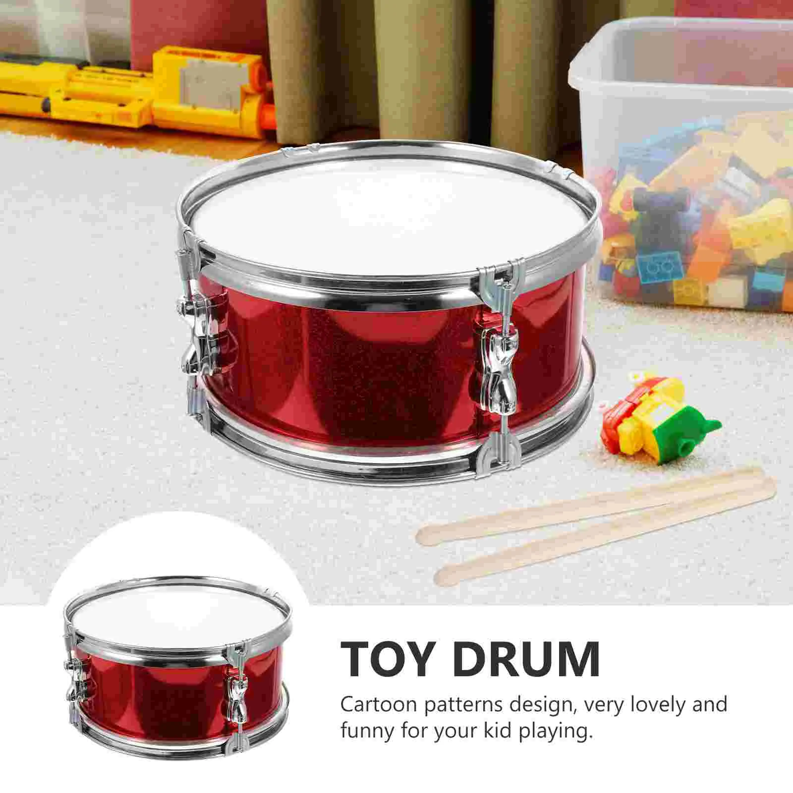 Baby Musical Instruments Toy Drum Children’s Toys Metal for Kids Toddler Percussion