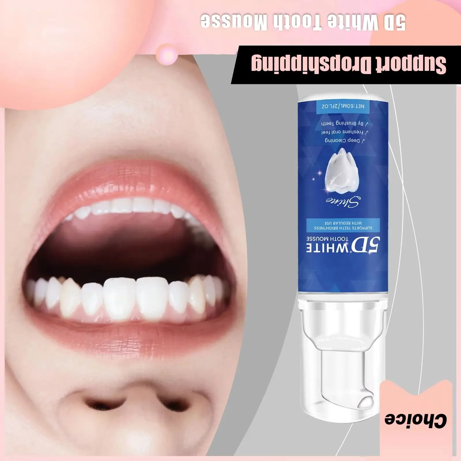 

Зубная паста с 5D гидроксиапатитом: удаление поверхностных пятен, отбеливание, улучшение здоровья эмали и десен, свежее дыхание, уход за полостью рта