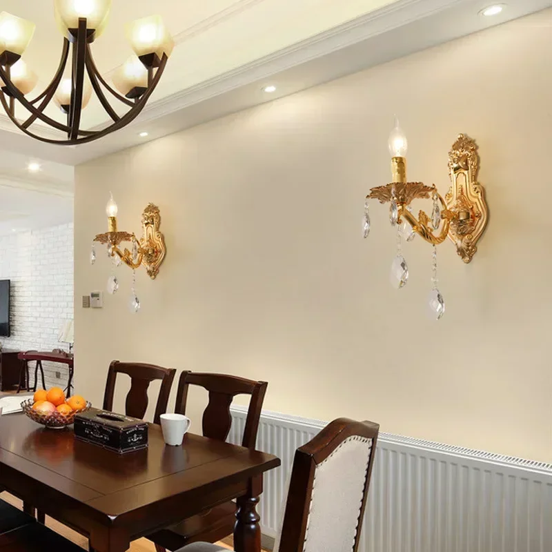 

LED Living Bedroom Zinc Alloy Wall Aisle Corridor Dining-Room Bedside Table Mirror Front Decorative Lamp