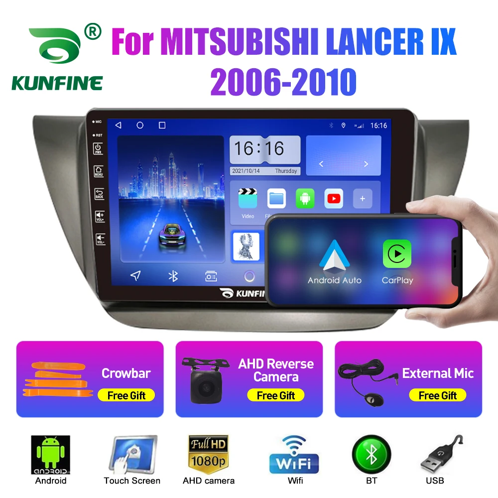 2Din Android Car Radio For MITSUBISHI LANCER IX 2006-2010 Multimedia Video Player GPS Navigation Stereo Audio Head Unit Carplay