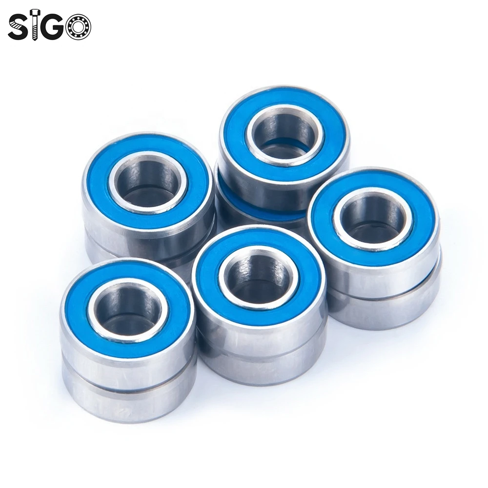 10pcs Metal Bearings Kit for 1/10 TRX Stampede Slash Rustler 2WD VXL XL5 Bandit RC Car Parts