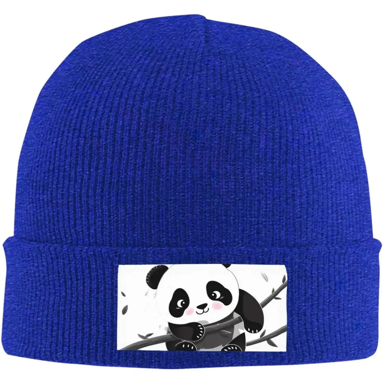 Beanie for Men Winter Hats for Women Knit Hat Cute Animal Beanie Soft Warm Cuffed Caps Stylish Watch Cap Black Beanie