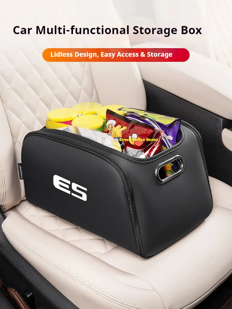 Car Trunk Organizer Box Storage Bag with Built-in Pocket Leather Material Waterproof Anti For Lexus F Sport ES GS RX Accessories