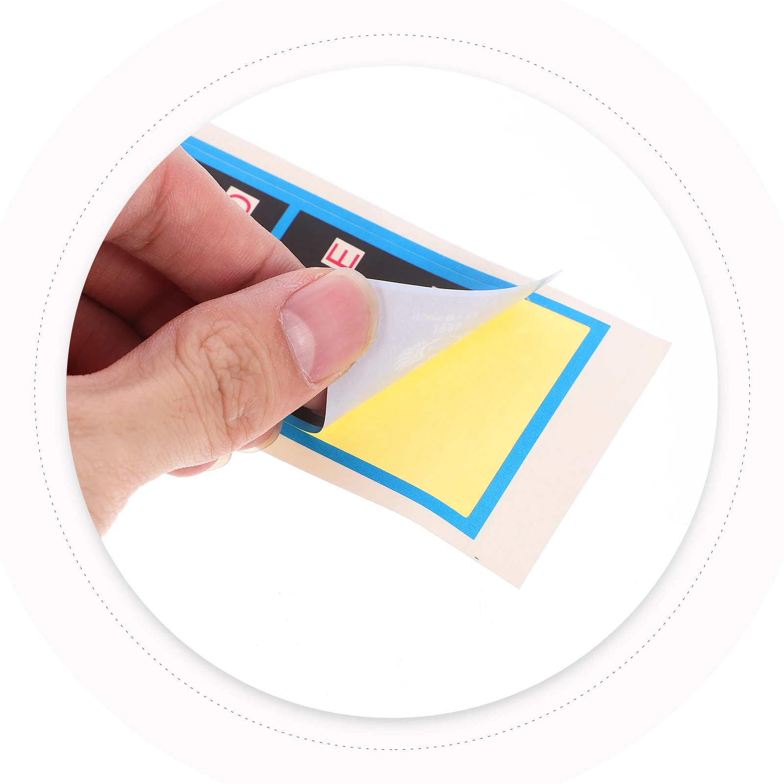 

Violin Fingerboard Sticker Paper Adhesive Removable Beginner Intonation Fret Label Sticker Violin Fingering Guide Label