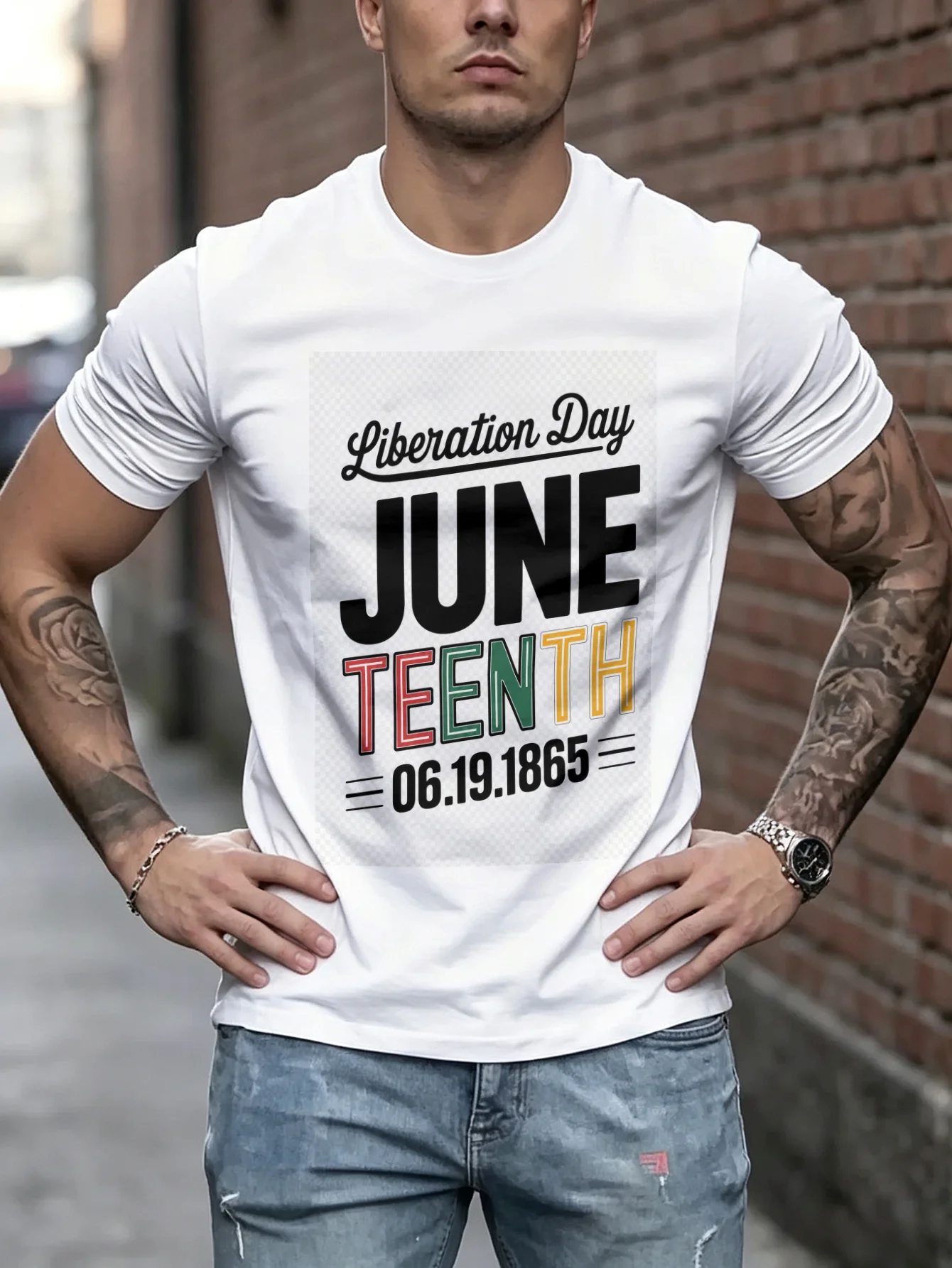 Unisex Juneteenth Liberation Day TShirt, Vintage Style Graphic Tee, Casual June 19 1865 Commemorative Top, Streetwear Freedom Celebration Shirt for All Ages