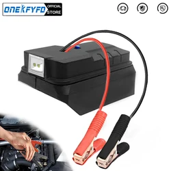 Car Jump Starters Adapter Car Battery Starter with 2 USB  Port and Led Light Auto Starting Device for Makita 18v Battery