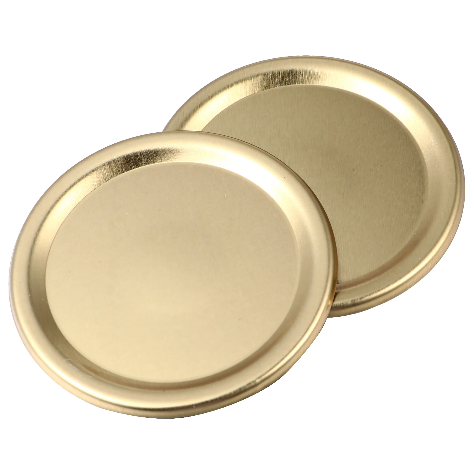 

24pcs Mason Jar Lids Tin Covers 70mm Golden Sealing Caps Storage High Temperature Resistance Kitchen Bar Accessories