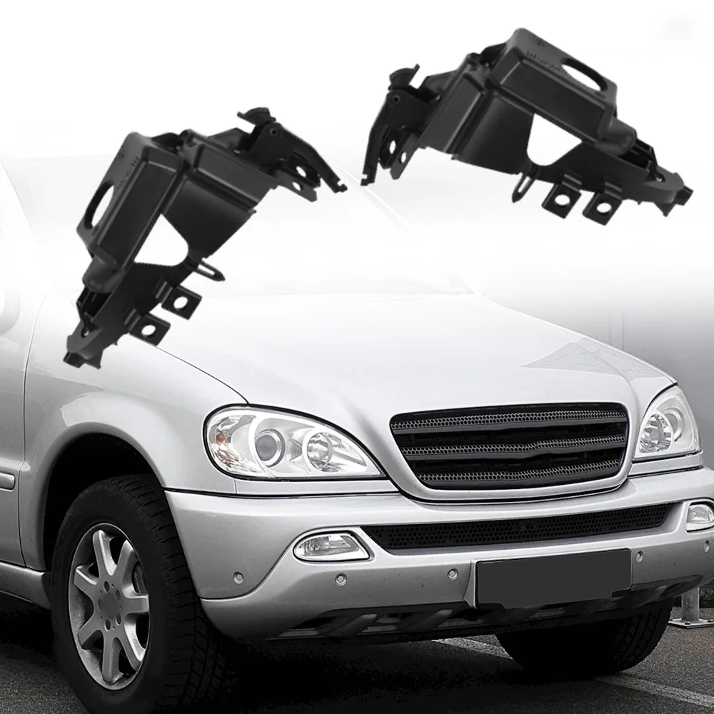

Pair Front Fog Light Bracket TrimLeft and Right For Mercedes-Benz ML320 ML350 ML500 ML55 AMG 2002-2005 1638201212 1638201112