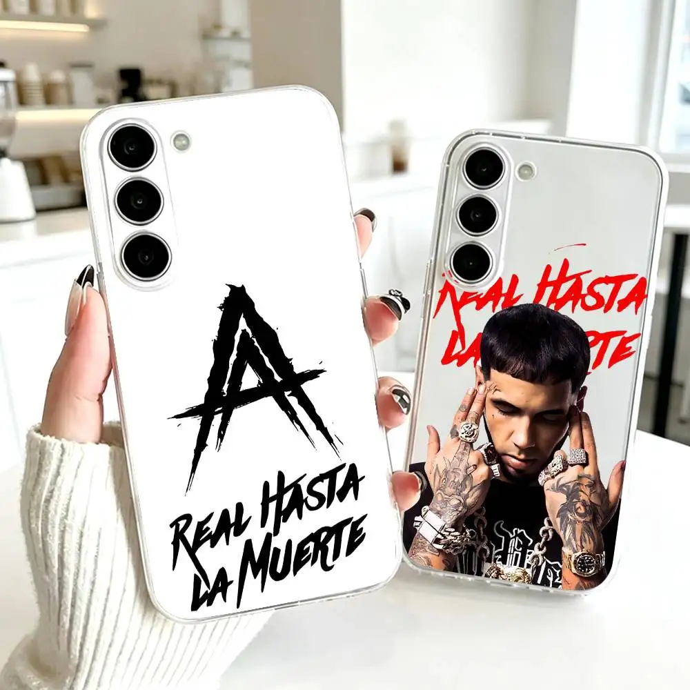 Anuel AA Real Hasta La Muerte  Phone Case Transparent Silicone Soft For SamsungA10,12,20,21S,30,31,40,50,51,52,70,71