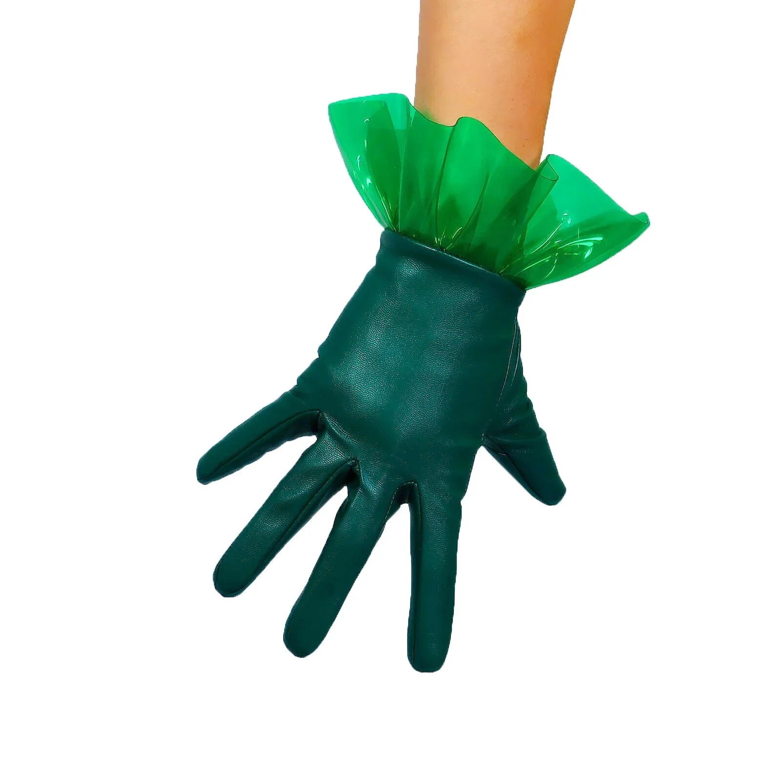 luvas-transparentes-dooway-para-mulheres-em-pvc-com-detalhes-em-renda-couro-sintetico-verde-luvas-curtas-de-plastico-transparente-para-moda-noite-e-cosplay