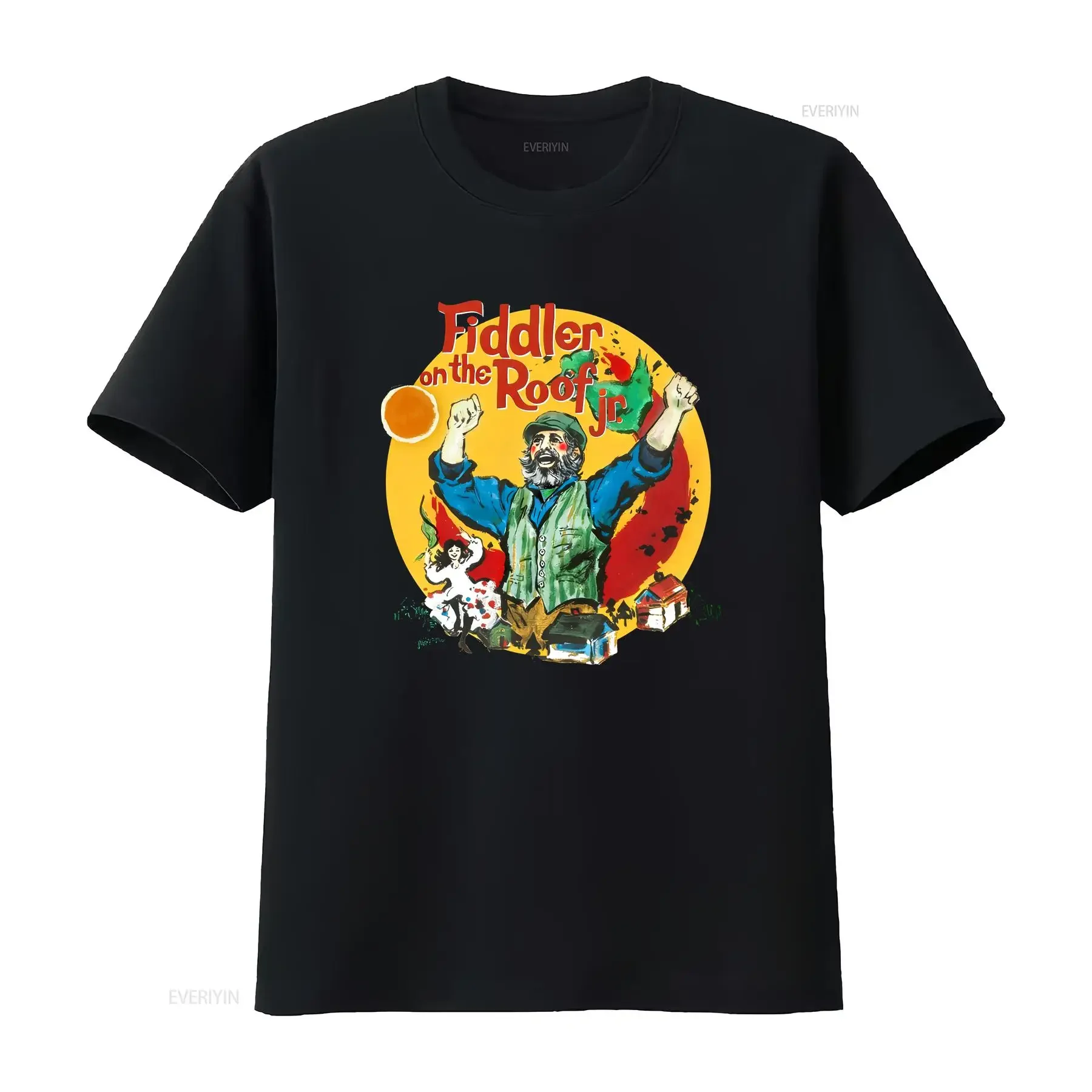 Fiddler On The Roof Jr Abstract Art T Shirt Cotton All Sizes YI623 vintage Washed Stretched Unisex Breathable