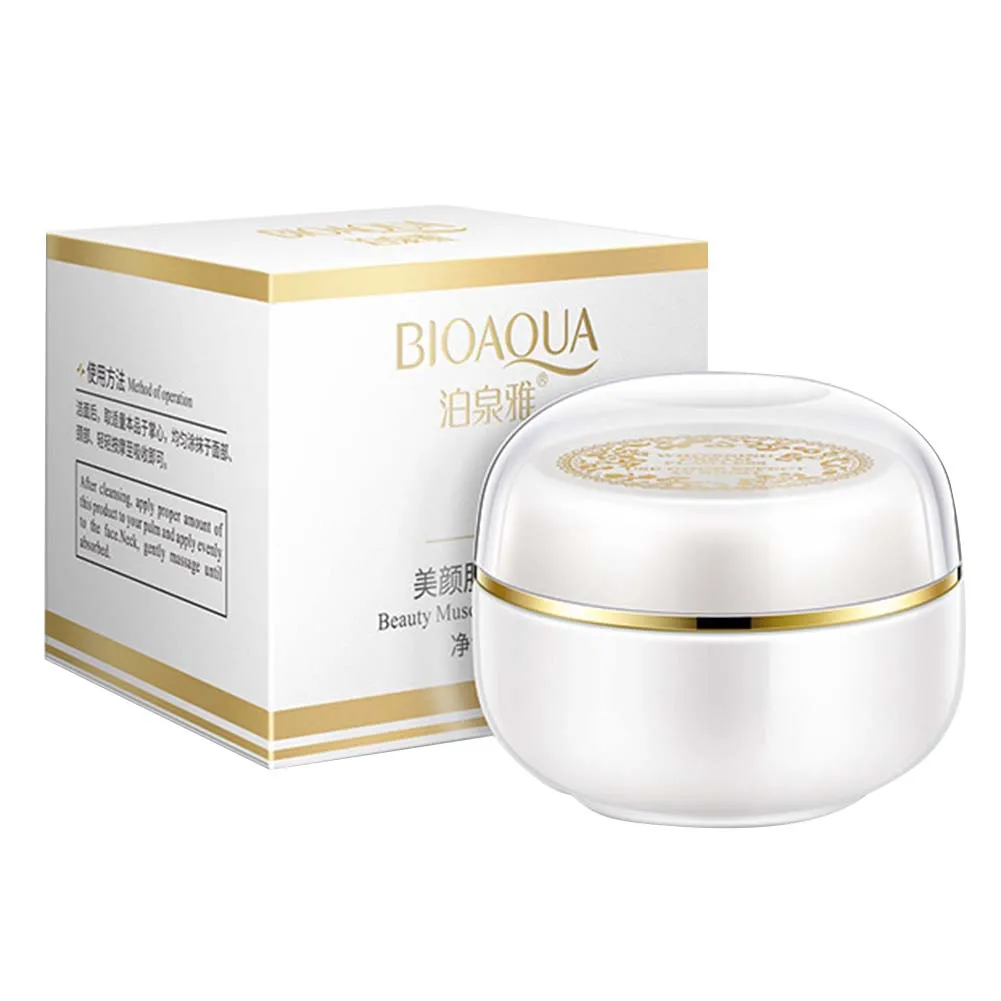 BIOAQUA Face Whitening Cream For Dark Skin Spots Scars Snow White Cream Day Night Face Cream For Skin Whitening Korean Skin Care