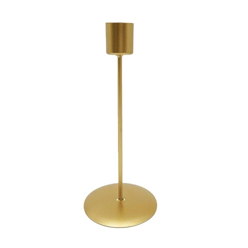 Multipurpose Iron Candlestick Holder for Adding Charm to Dinner Tables