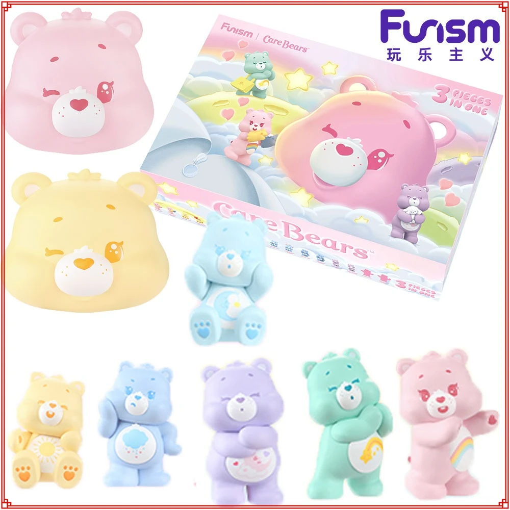 

Genuine FUNISM CareBears Mini Blind Box Cartoon Q-version Characters Model Toys Decorative Accessories Boys Girls Gifts in Stock
