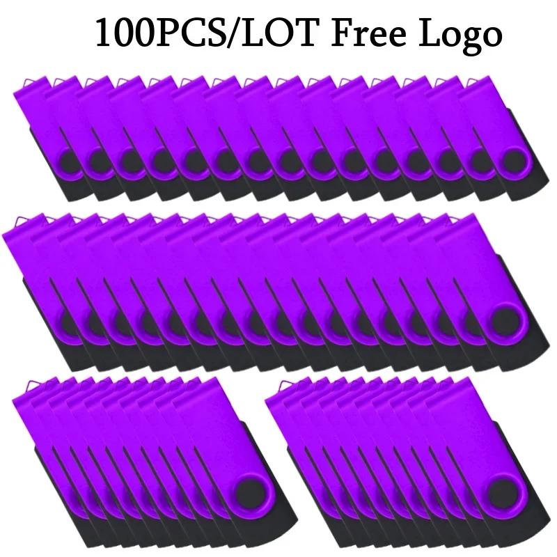 100Pcs/lot Free custom logo USB Flash Drive 4GB 8GB 16GB 32GB USD Memory 128MB 1GB 2GB Free shipping