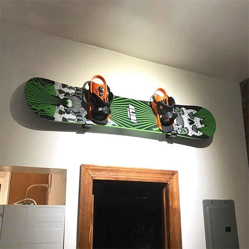 Minimalist Snowboard Display Rack, Wall Mount Storage Minimalist Wall-Mount Surfboard Rack / Display Mount Durable Middle