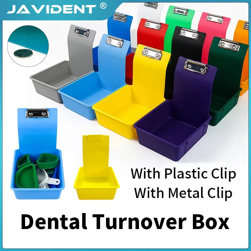 5Pcs Colourful Lab Storage Box Plastic Work  Available in multiple colors ABS Plastic PP Dentistry Sorting Turnover Box