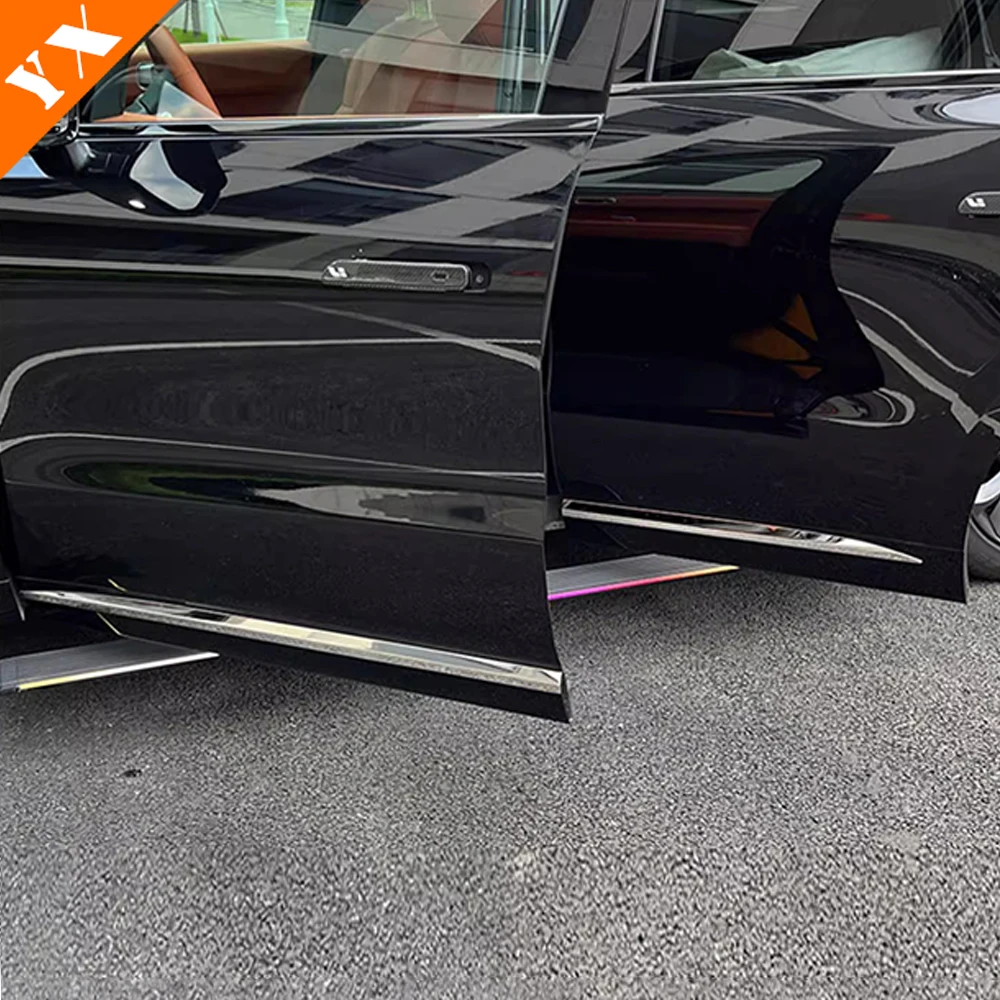

For Li Xiang L6 2024 2025 2026 Stainless Chrome Trim Car Side Door Trim Car Body Sticker Cover Decor Protector 4pcs