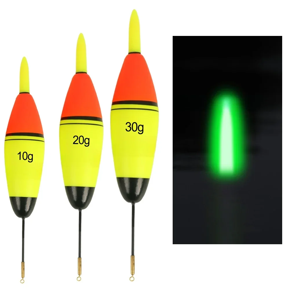 

5pcs Noctilucent Fishing Float Fishing Electronic Float Rock Fishing Sea Fishing Luminous Float Fishing Tools