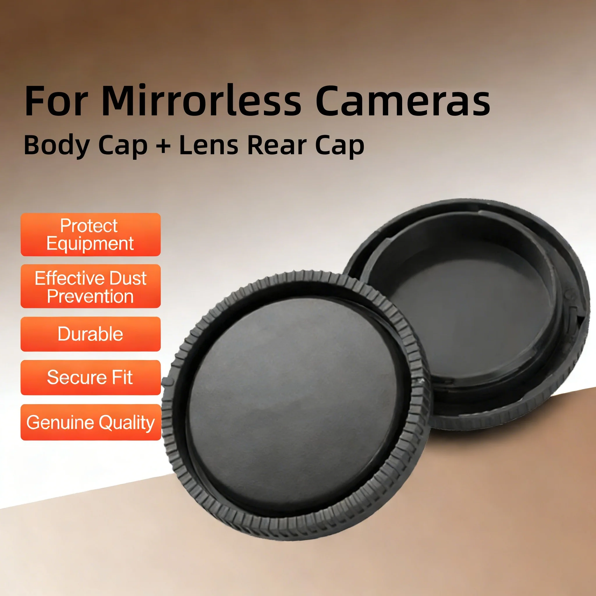 Camera Body Cover Lens Rear Cap Protect for Sony E Mount A6000 A6400 A7III A7IV A7C ZV-E10 A7RIII FX30 Mirrorless Accessories