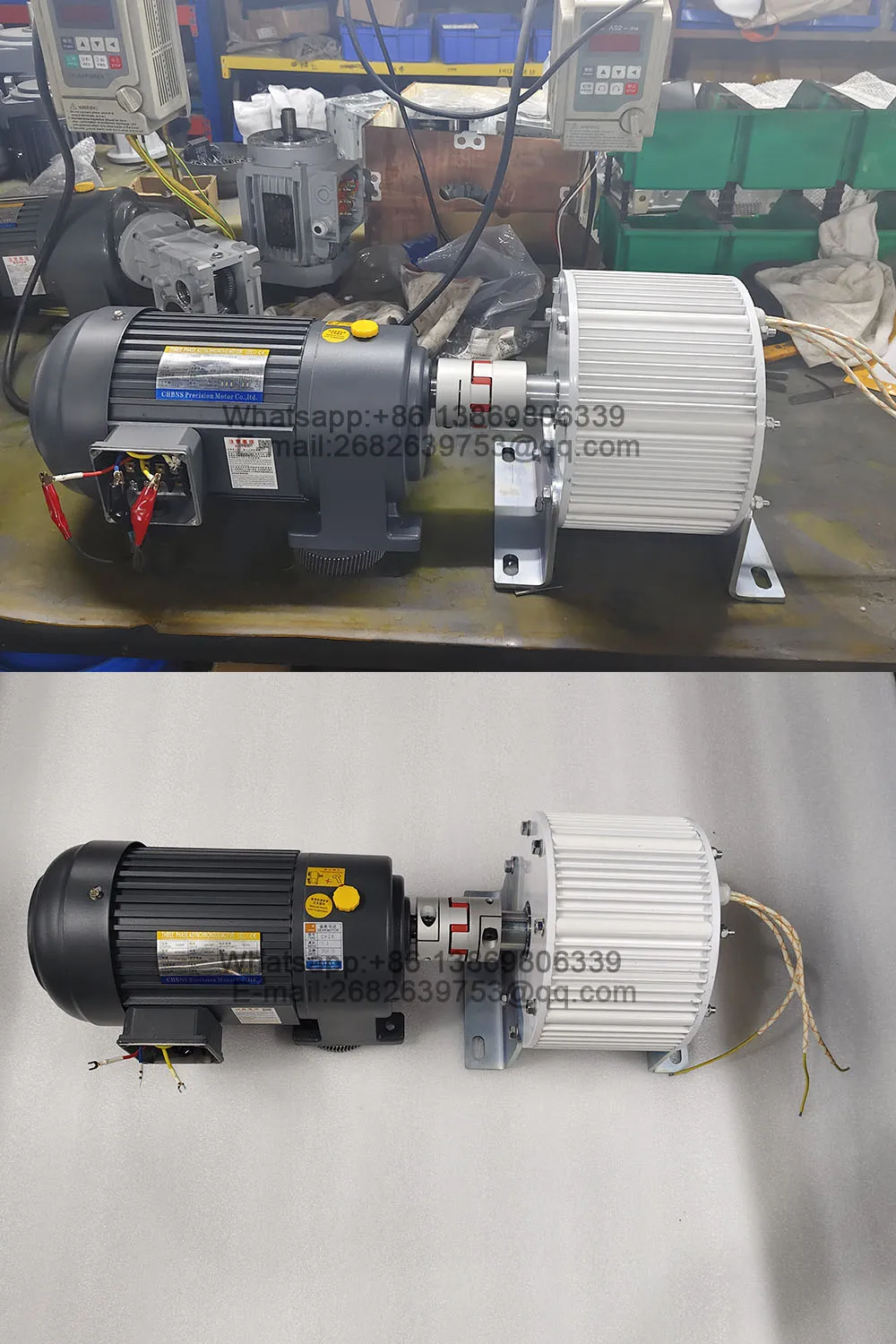 10KW 20KW Direct Shaft Generator AC Alternators 96V 220V 380V Gearless Permanent Magnet Low RPM For Wind And Water Turbine