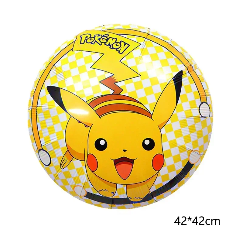 Pokemon ballon Pikachu Squirtle Bulbasaur Pikachu Menselijke figuur Aluminium ballon Decoratie Benodigdheden Kinderverjaardagsfeestje Cadeau