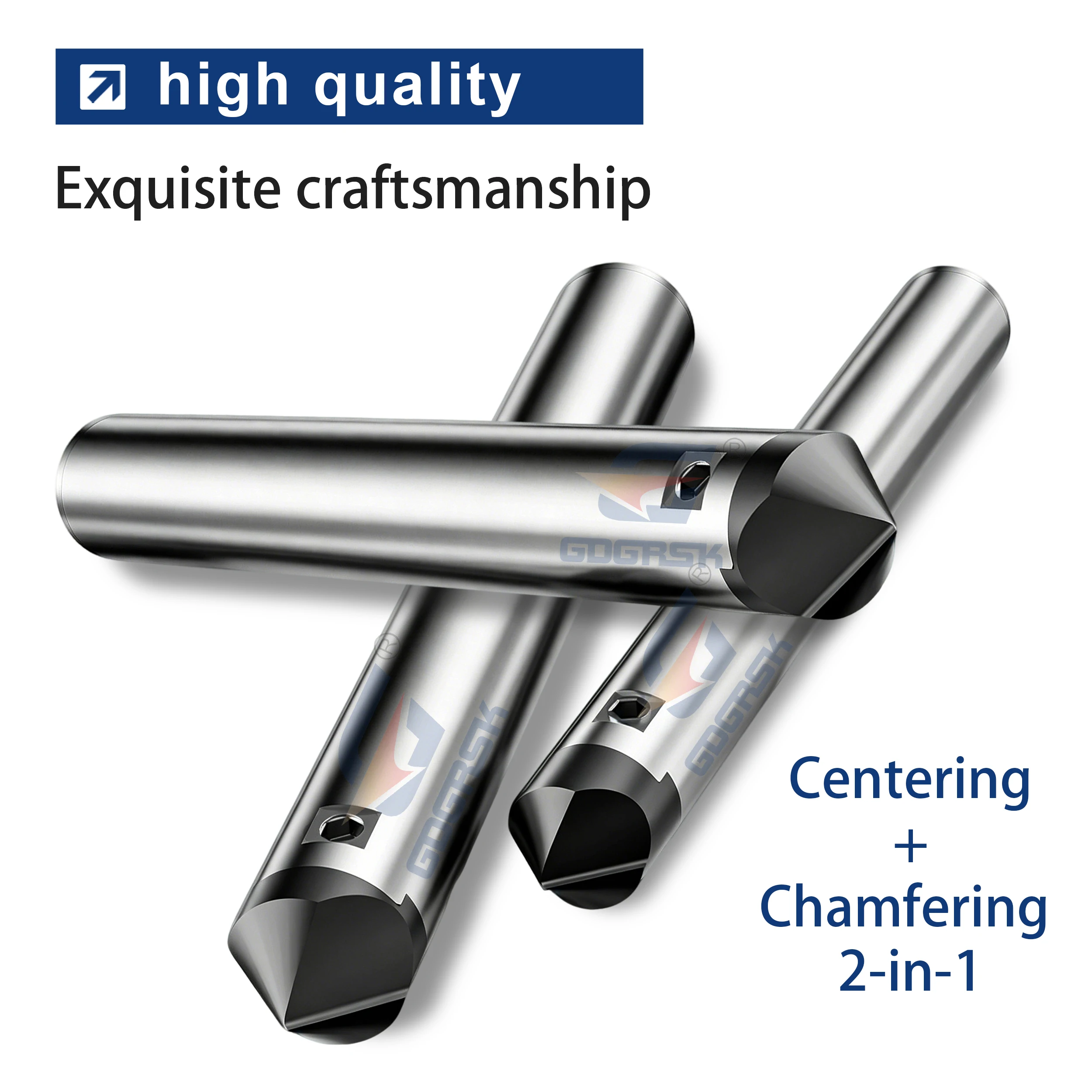 D6/8/10/12 Disposable Chamfering Tool Centering Chamfering Integrated For Steel Parts Stainless Steel Copper Aluminum Processing