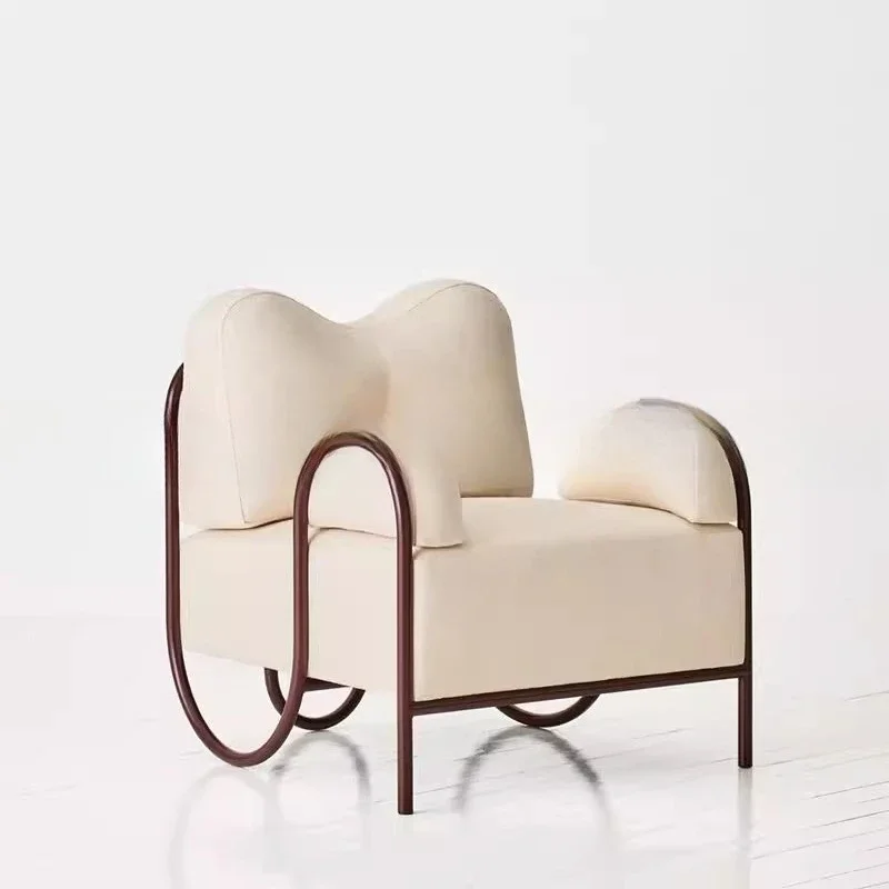 

Nordic minimalist, single sofa living room, simple leisure chair, American balcony