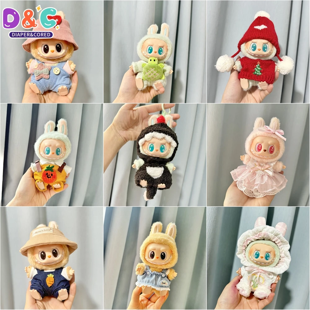 1Set Original 17cm Labu Doll Clothes Kawaii Labuwa Clothes Replacement Cute Doll Toy Gift No Doll Only Clothes