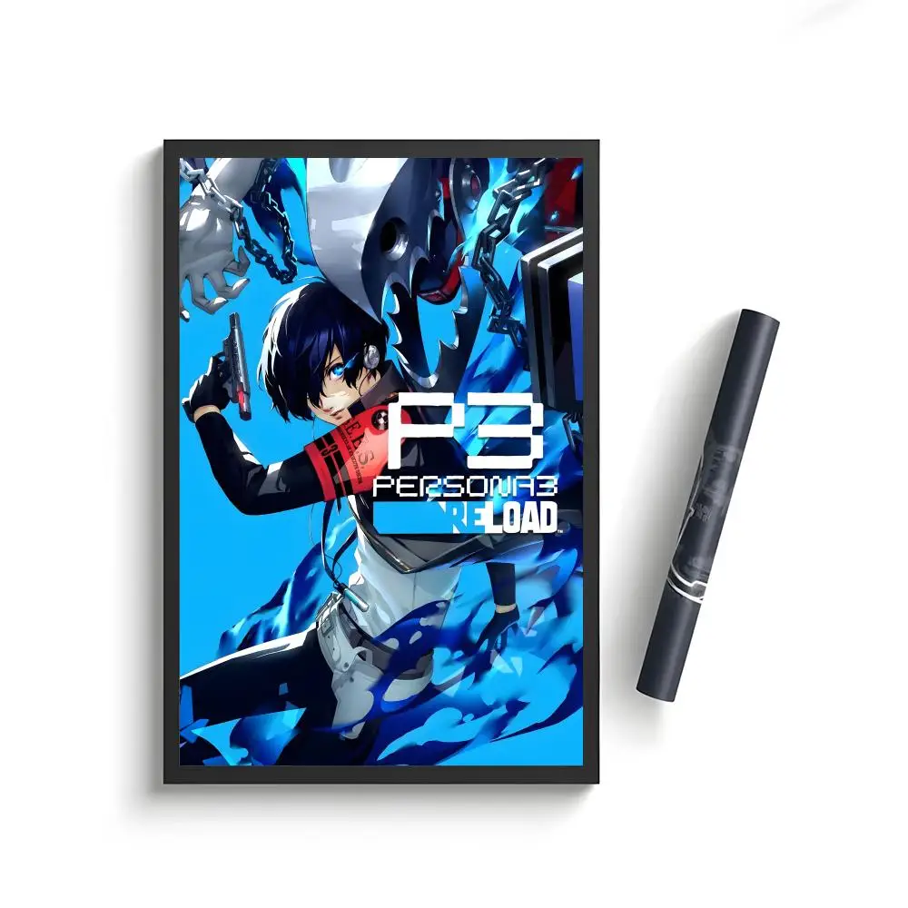 Game P-Persona 3 Reload Poster, Wandkunstdruck, geeignet für Wohnzimmer, Schlafzimmer, Bar, Salon, Heimdekoration, Geschenk – Detail 20
