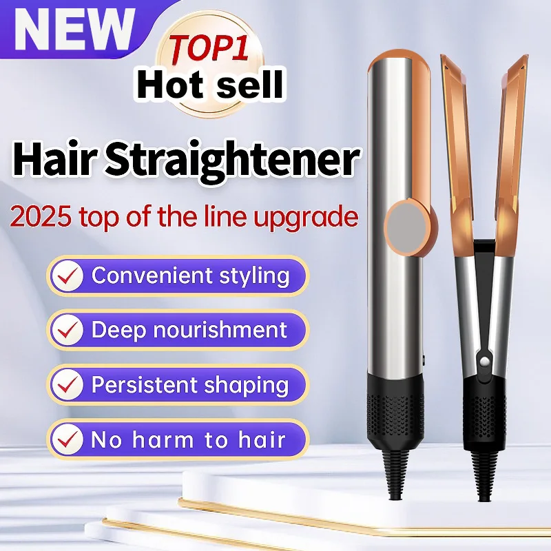 SenCiciMen Professionelles Styling-Werkzeug, Haarglätter und Haartrockner, beheizbares Haar, Glätteisen, Negativ-Ionen-Eisen, Haushalts-Haartrockner, Airstrait 3