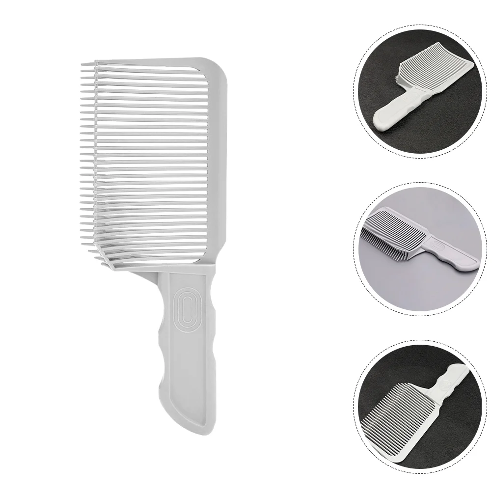 3 Pcs Comb Men's Blend Friend Fade Barber Hair Nail Light Grey Haircut Tool Clipper Combs Blending for Fades Travel