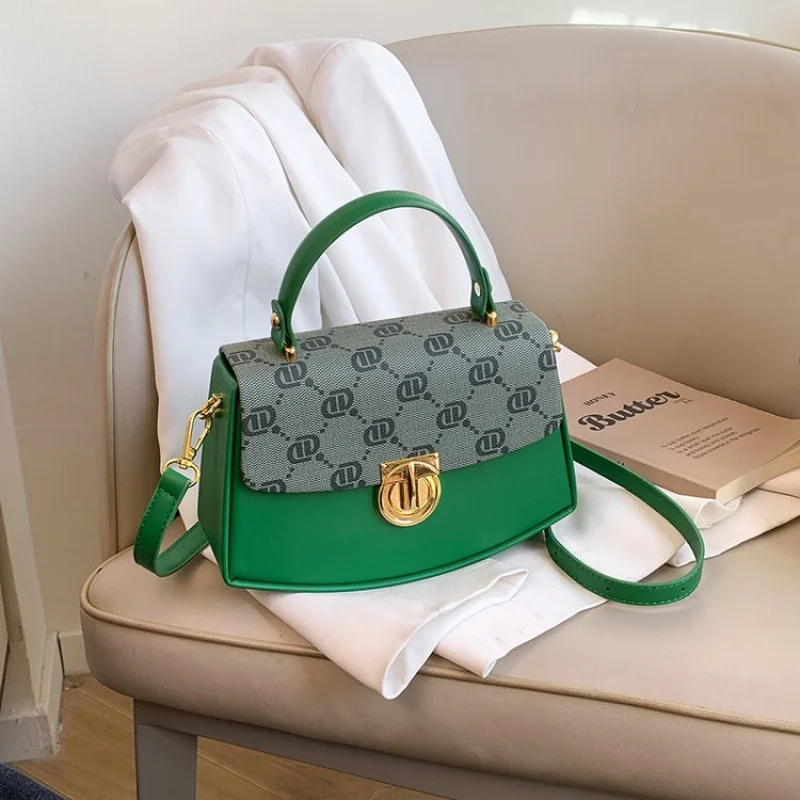 

Elegant Classic Designer Handbag For Women Paris Fashion Minimalist Vintage Leather Solid Color Unique