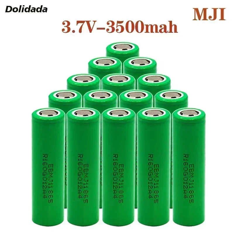 

18650 rechargeable lithium battery MJ1, 3.7V, 3500MAH