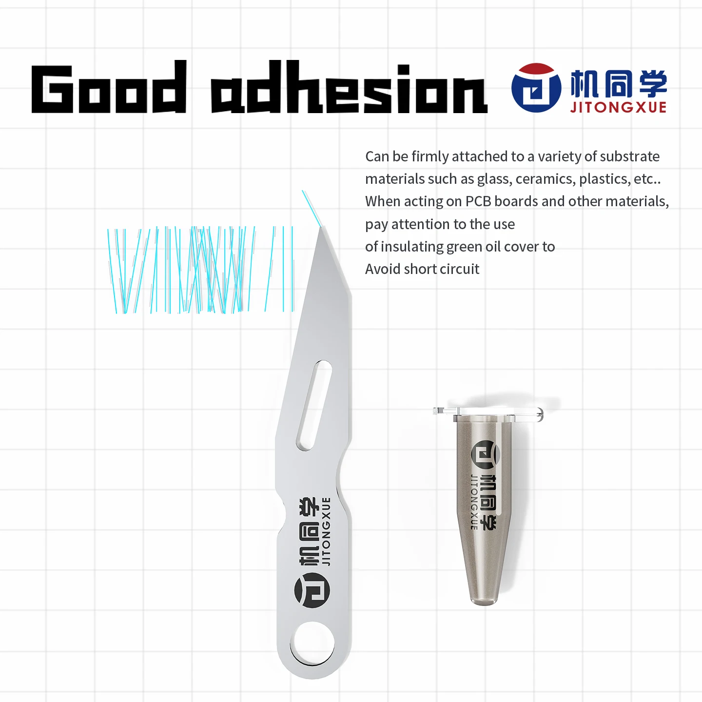 JTX F1 Set di pasta conduttiva nano argento per ponticello PCB Riparazione linea rotta Alta conduttività Bassa resistenza per la correzione dello schermo del telefono