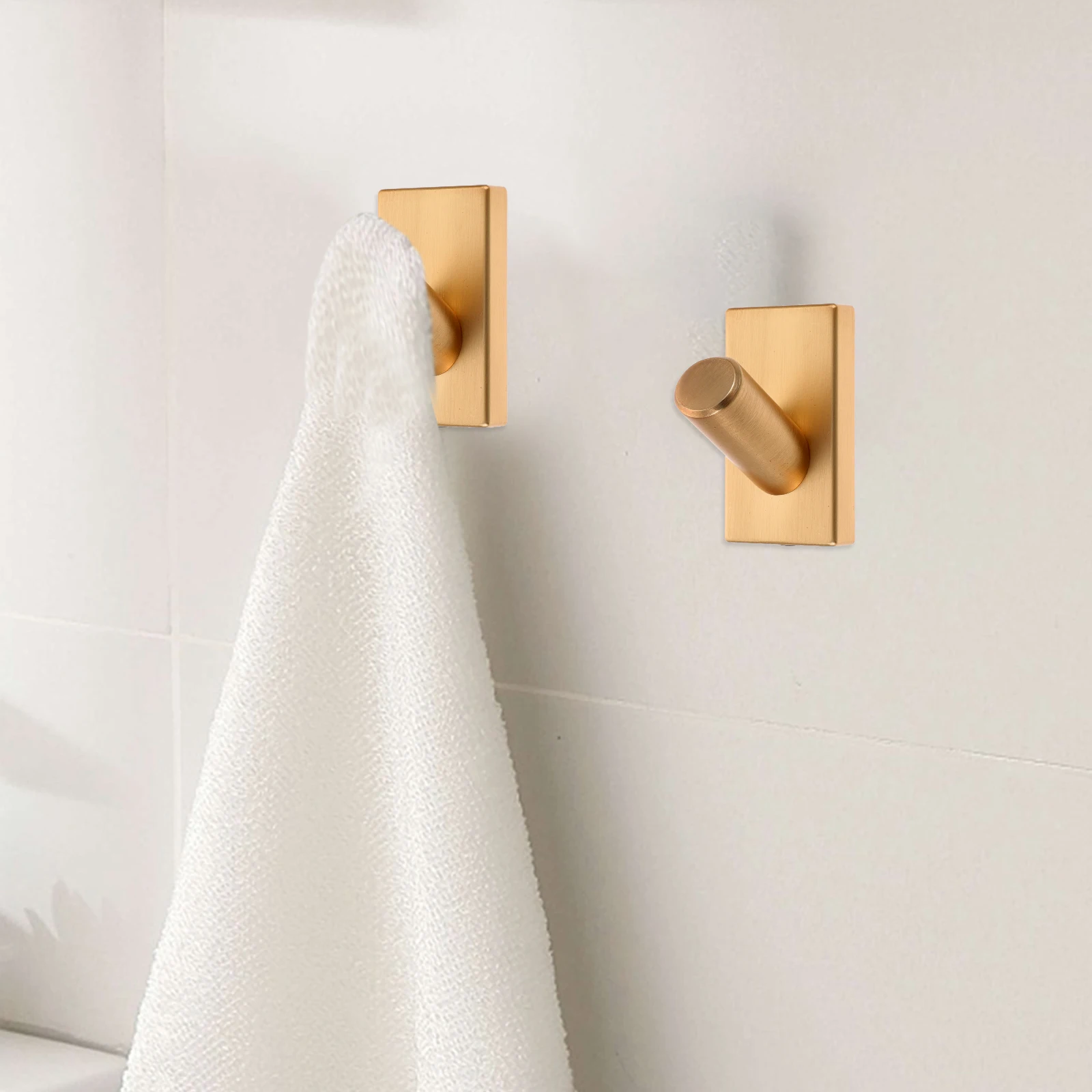 

Zinc Alloy Wall Mount Bathroom Coat Towel Hangers Clothes Closet Clothes Wall Hangers Bedroom Decorative Metal