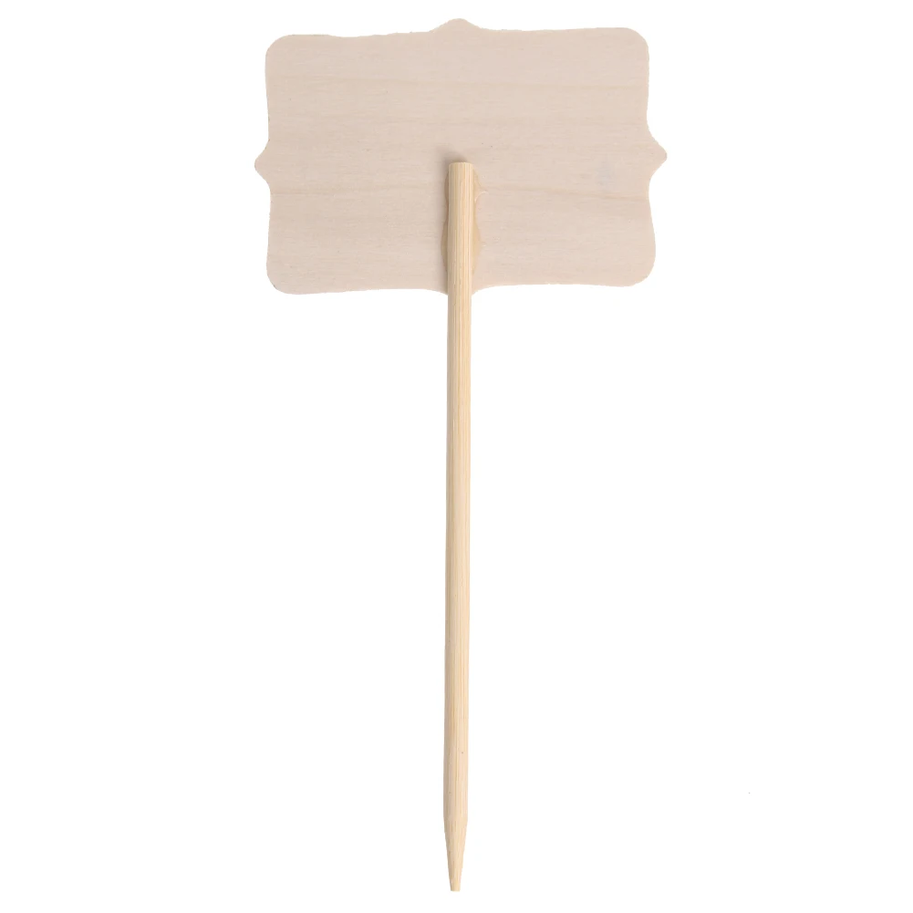 20 قطعة سبورة طباشير خشبية صغيرة رسالة لائحة صغيرة سبورة مستطيلة السبورة لزينة الحدث الخاص #6