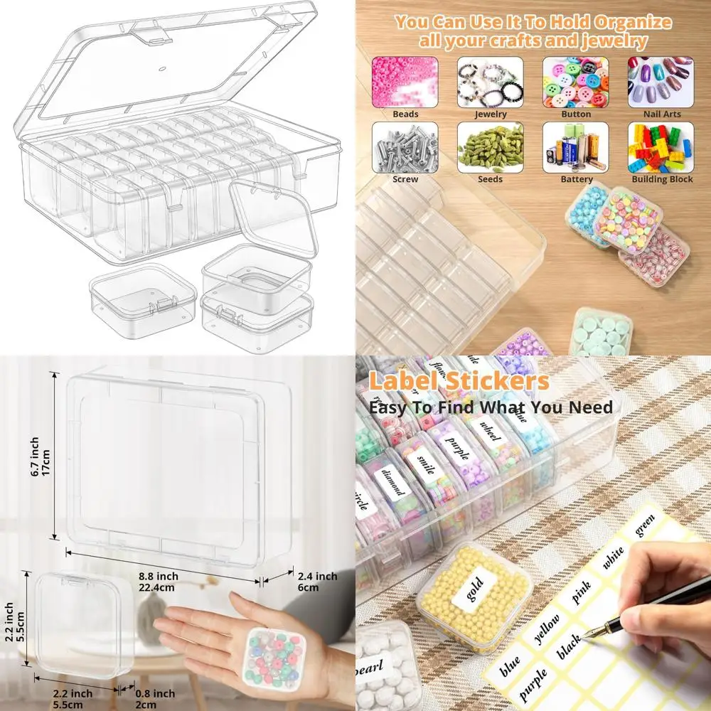 93-Piece Clear Mini… - image