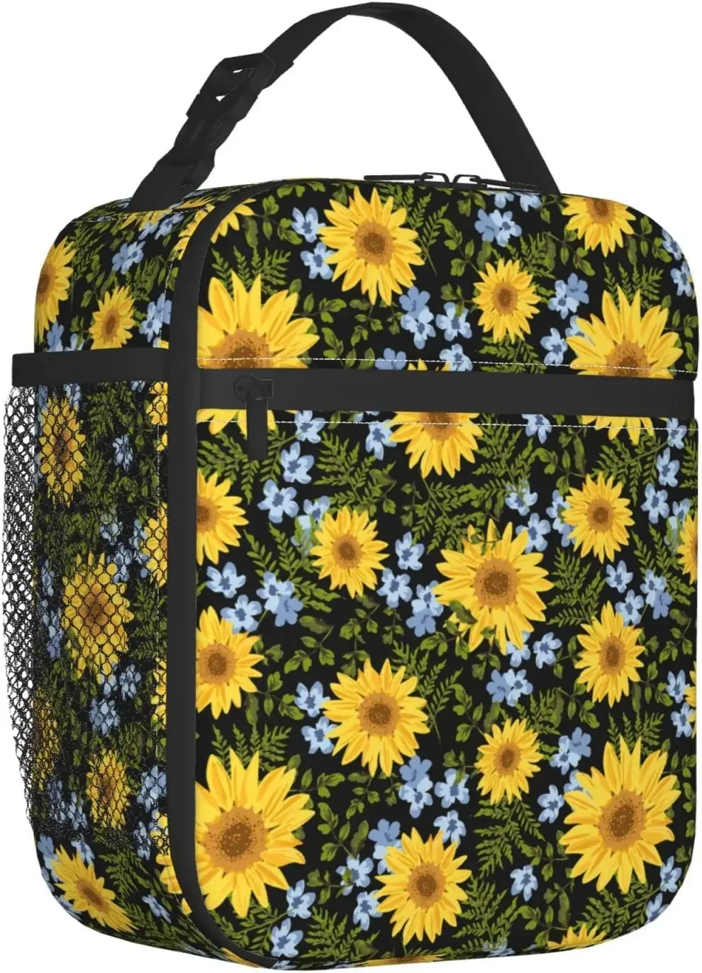 Sunflower Lunch Bag Tote Bag Lunch Bags for Women Lunch Box Insulated Container One Size Insulated Food Bag Cooler Bag