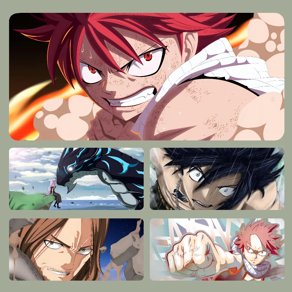 

F-Fairy T-Tail Mousepad Large Computer Gaming Accessories MousePads Desk Mats Anti-slip Laptop Soft Mouse Pad