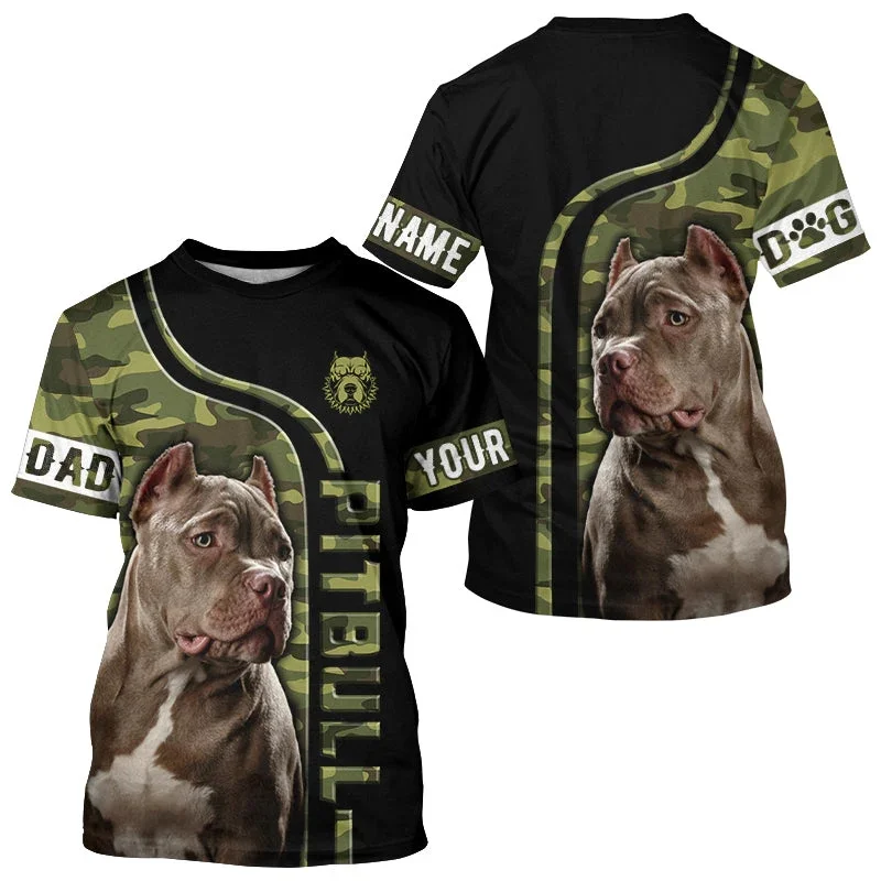 Vintage Rottweiler Men's T Shirt 3D Printed Casual Permeability Short Sleeves Cool O Neck Tops Custom Name Kid Men Clothing