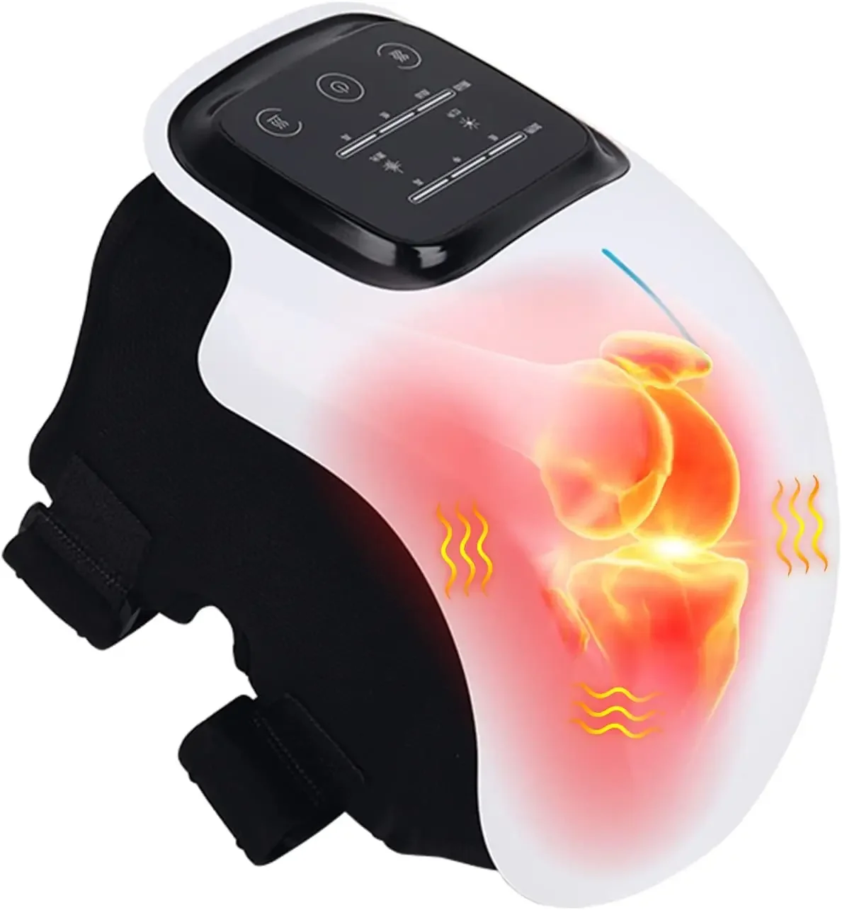 Cordless Knee Massager Infrared Deep Heat Joint Pain Relief  Swelling Stiff Joints Stretched Ligament Muscles Injuries