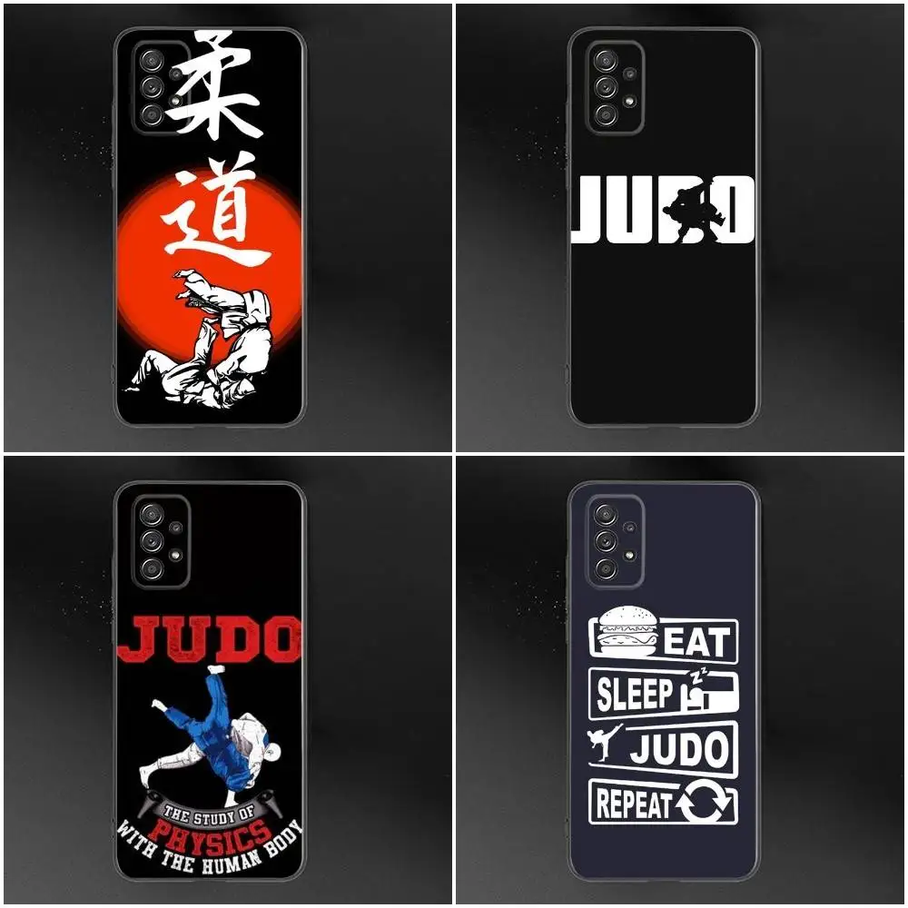 

Japanese Martial Arts Judo Phone Case For Samsung Galaxy S25,S24,S21,S22,S23,S30,Ultra,S20,Plus,Fe,Lite,Note,10,9,5G Black Cover