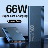 Mobile Power Bank Ultra Fast Charging  Emergency Suitable for iPhone 13 14 Huawei Samsung charger Mobile Power Bank 50000mAh 66W