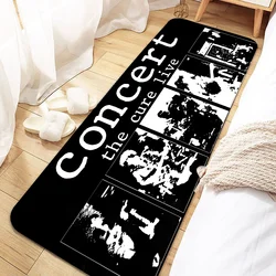 The Cure Logo Band Door Mat Entrance Non-slip Doormat Washable Kitchen Carpet Living Room Hallway Rugs Bathroom Bath Door Mats