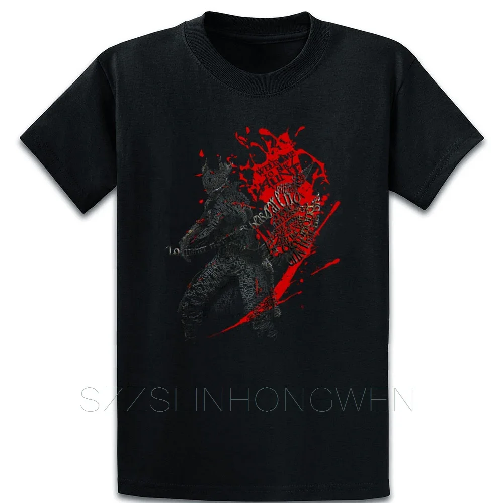 

Bloodborne Typography Welcome Hunt T Shirt Tee Shirt Outfit Cute Plus Size 5xl Spring Autumn Casual Customized Outfit Shirt