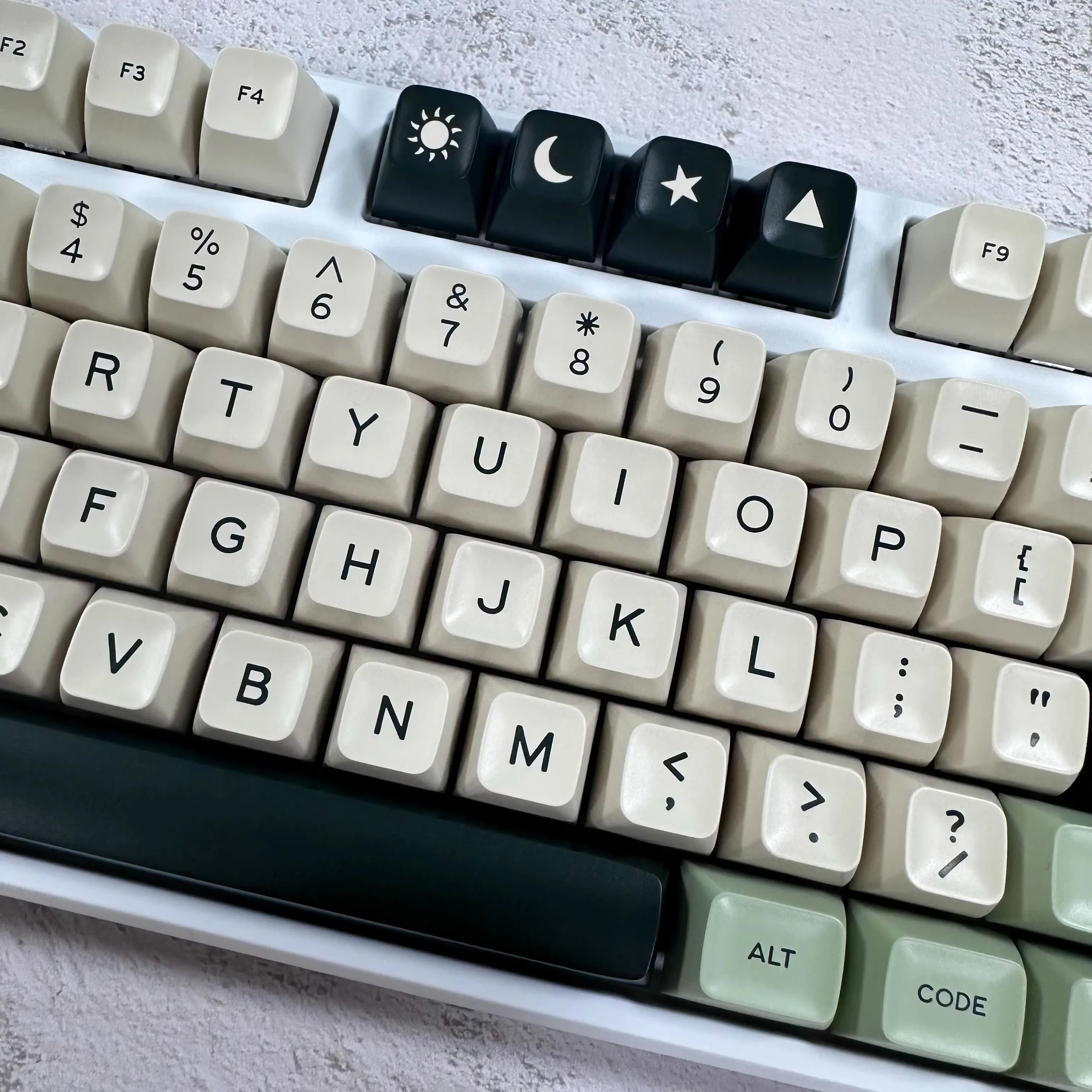 

173 Keys Matcha Keyboard Keycap SA Profile ABS Double Shot Keycaps for Cherry Gateron MX Switches Mechanical Gamer Keyboard