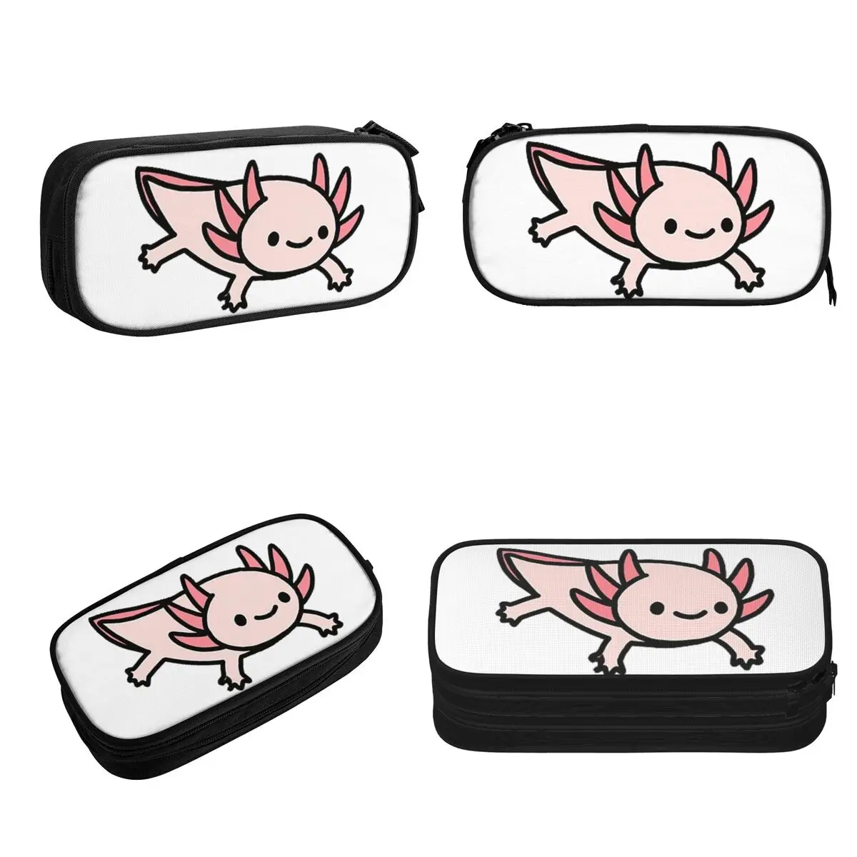 Пеналы Axolotl для студентов, школьная коробка для ручек, сумка-карандаш большой емкости, пенал для хранения канцелярских принадлежностей