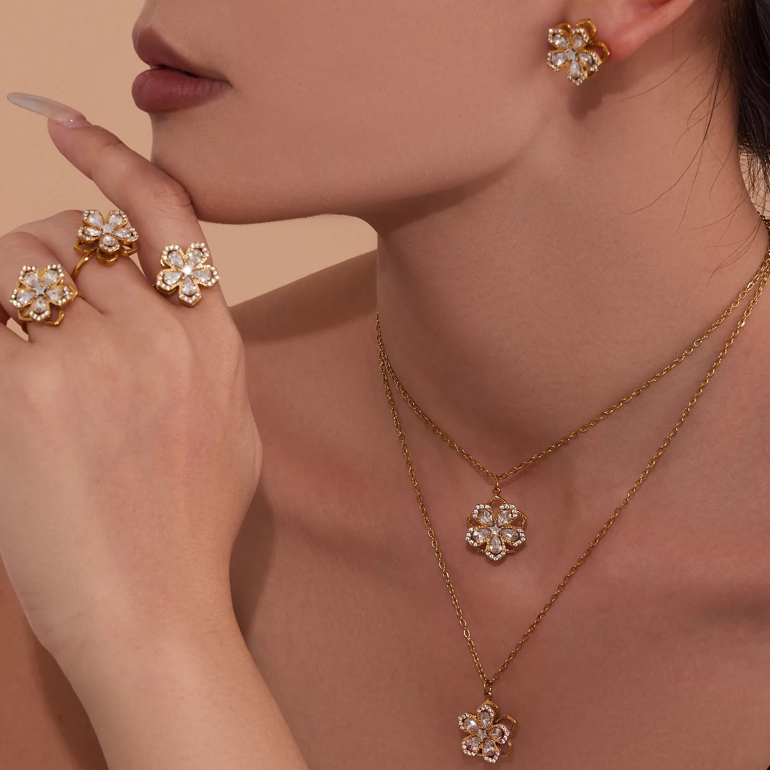 18K Gold Plated Sta…